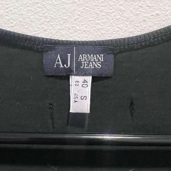 Women’s Sz SMALL Armani Jeans Women's Black Dress - Picture 6 of 6